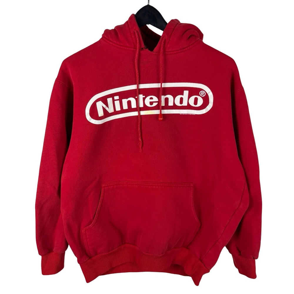 Vintage 2000s Changes Nintendo Gaming Promo Pullover Red Hoodie Size M